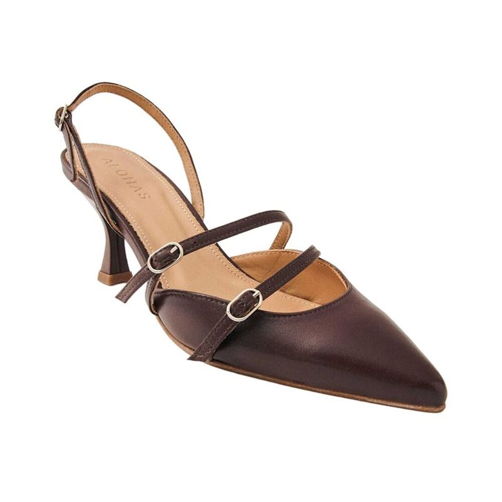 Alohas Joelle Lambskin Pump, Brown